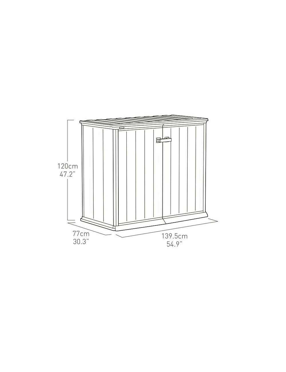 KETER SZAFA OGRODOWA PATIO STORE