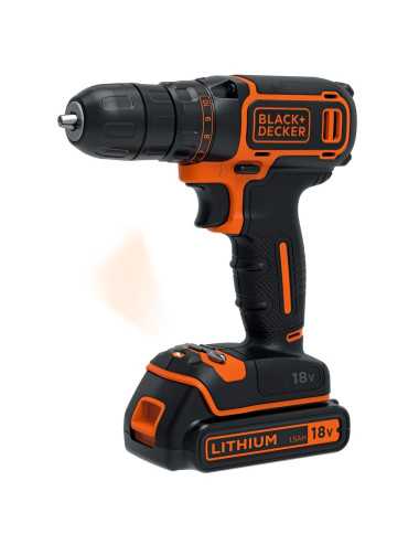 BLACK + DECKER WKRĘTARKA 18V BDCDC18K 1x1,5Ah