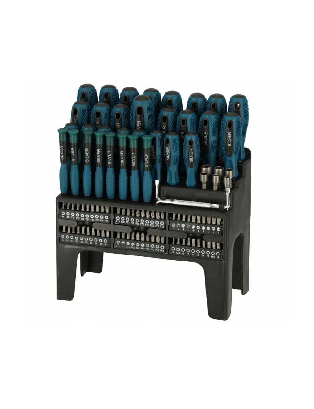 WKRĘTAKI  100szt. SILVER