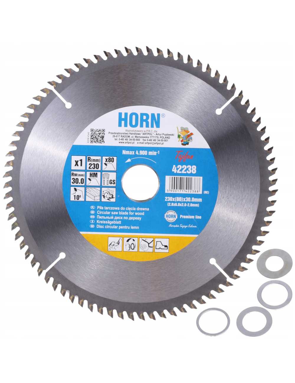 PIŁA TARCZA WIDIA 450*30*80z ART-POL