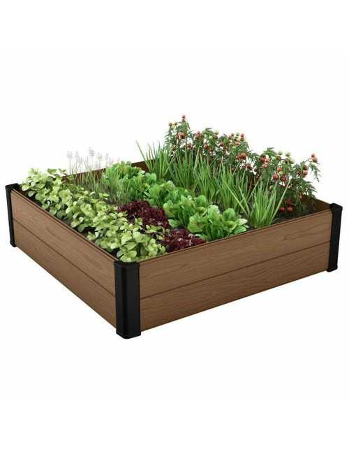 KETER WARZYWNIAK PODWYŻSZONY BRĄZ Maple Square 106 x 106 x 32cm