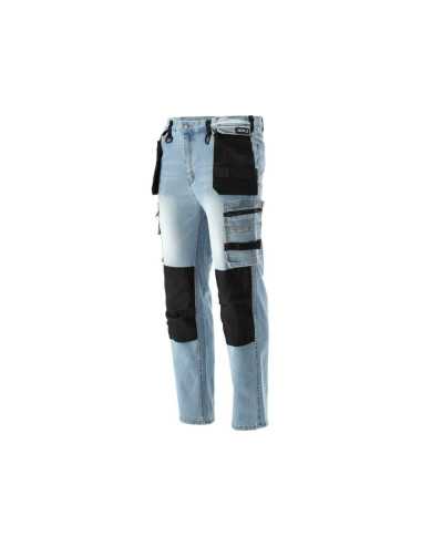 YATO SPODNIE ROBOCZE JEANSOWE MONTERSKIE ROZM. XXL