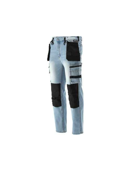 YATO SPODNIE ROBOCZE JEANSOWE MONTERSKIE ROZM. XXL