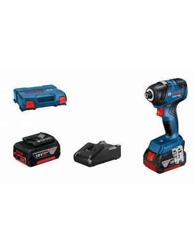 BOSCH ZAKRĘTARKA UDAROWA GDR 18V-200 2x4,0Ah L-CASE