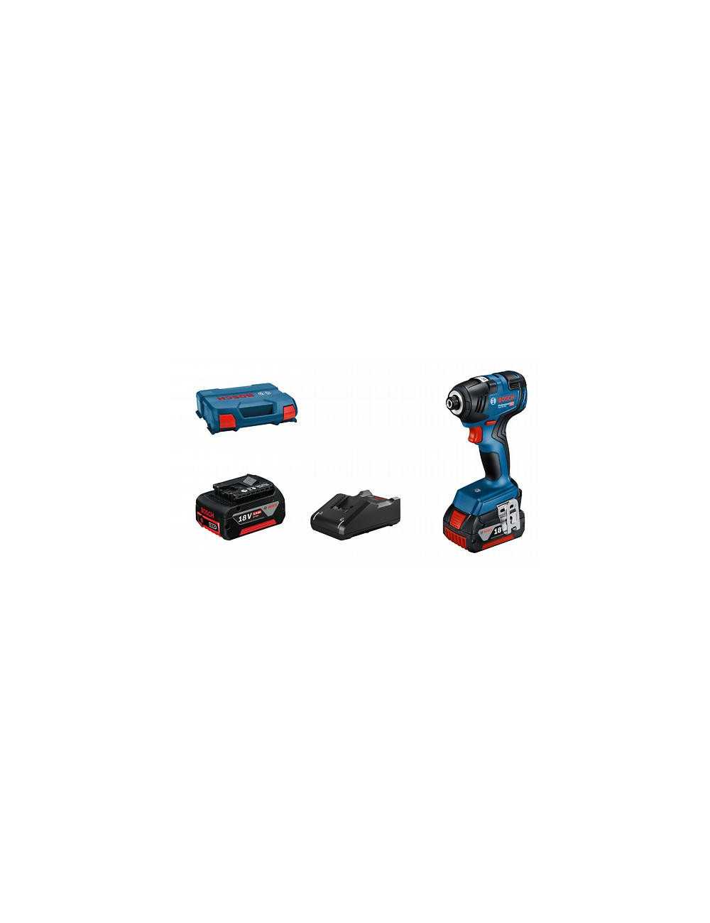 BOSCH ZAKRĘTARKA UDAROWA GDR 18V-200 2x4,0Ah L-CASE