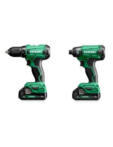 ZESTAW HIKOKI WKRĘTARKA DS18DA + ZAKRĘTARKA WH18DA 18V 2x2,0Ah KC18DAW