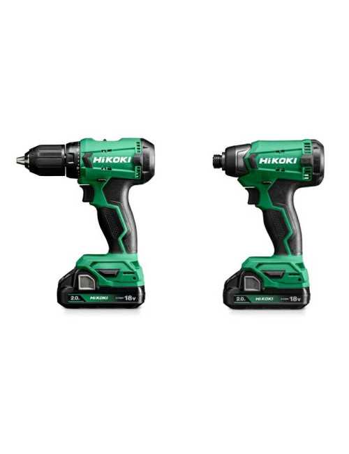 ZESTAW HIKOKI WKRĘTARKA DS18DA + ZAKRĘTARKA WH18DA 18V 2x2,0Ah KC18DAW