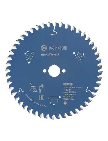 BOSCH PIŁA TARCZOWA Z WĘGLIKIEM DO DREWNA EXPERT WOOD 165 x 20 x 2,6mm 48 ZĘBY