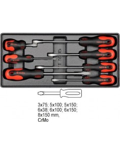 YATO WKŁADKA DO SZUFLADY WKRĘTAKI 7 elem.  5535