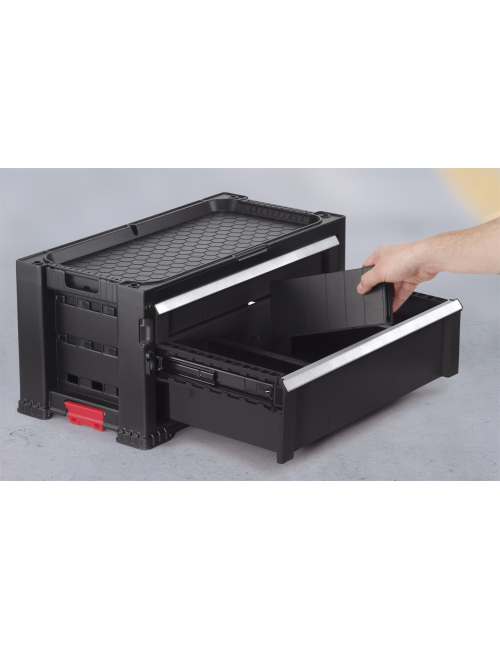 KETER REGAŁ 2 SZUFLAD TOOL CHEST SET SKRZYNKA REGAŁ NARZĘDZIOWY