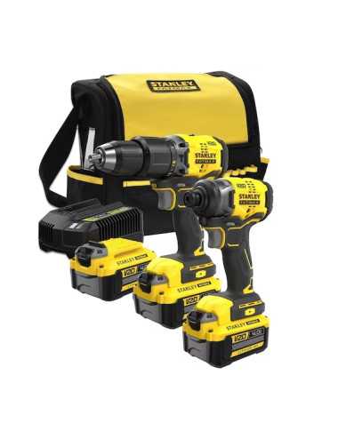 STANLEY  ZESTAW V20 SFMCK461D2S (SFMCD715 + SFMCF810B) 2x2,0Ah TORBA