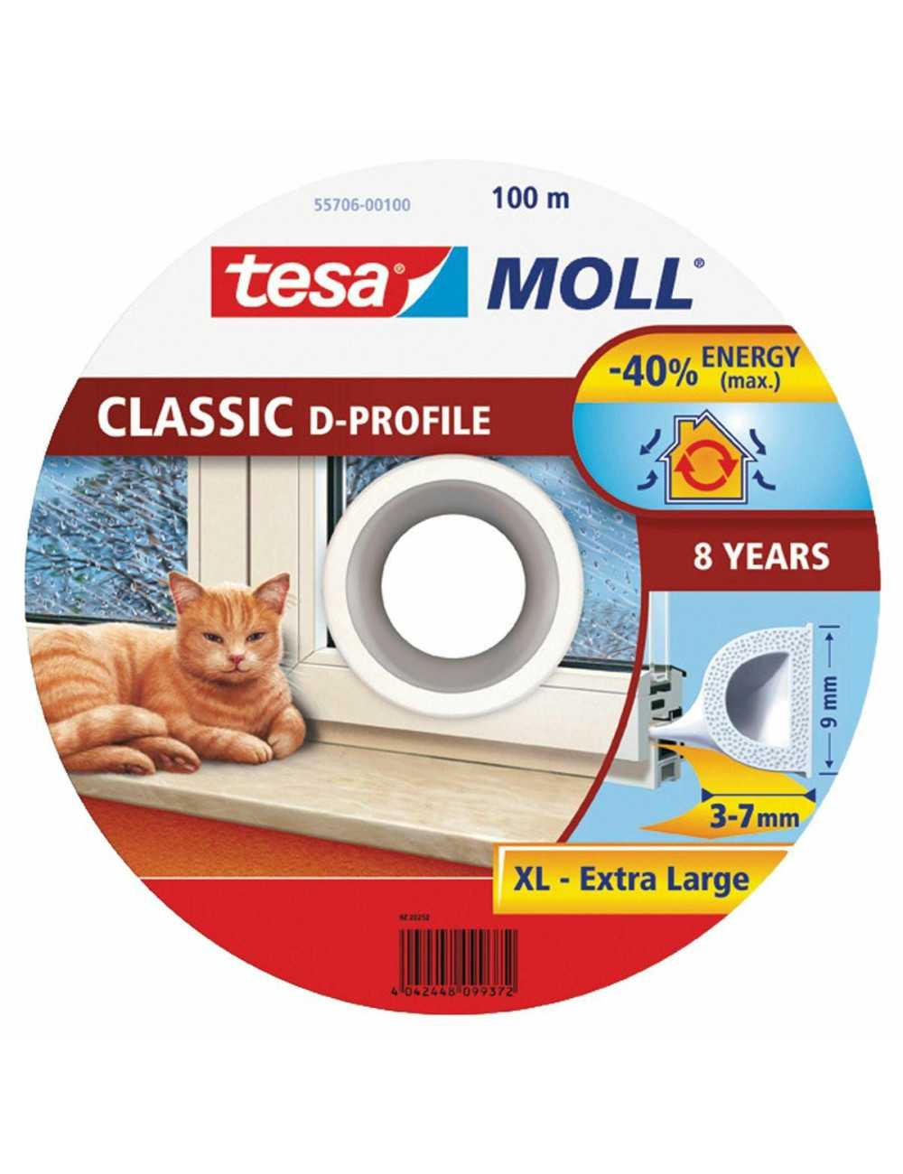 TESA USZCZELKA BIAŁA  D - 100m 9mm