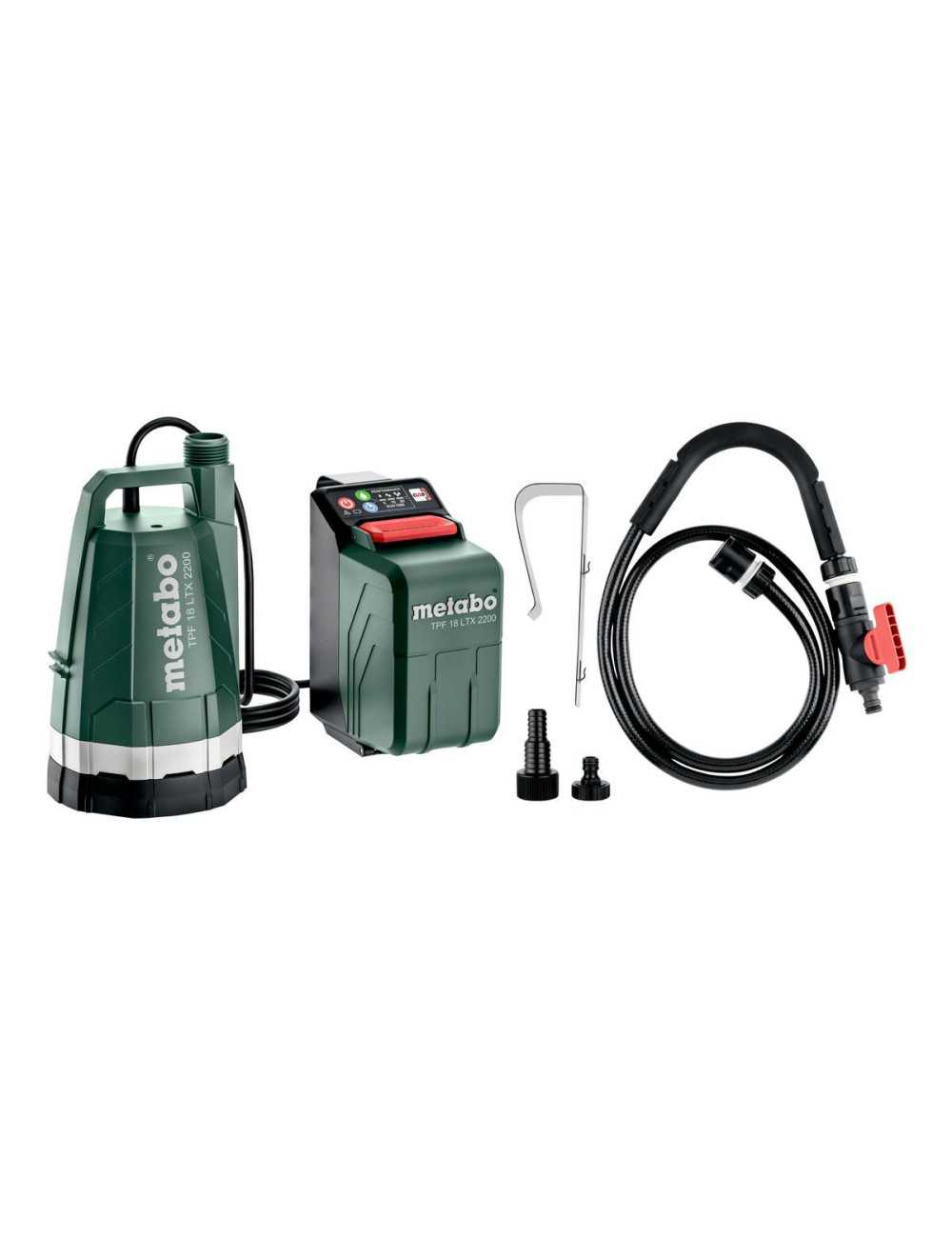 METABO POMPA DO WODY CZYSTEJ TPF 18 LTX 2200