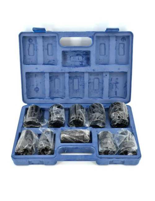 SILVER ZESTAW NASADEK UDAROWYCH 1" 10cz. 17-41mm