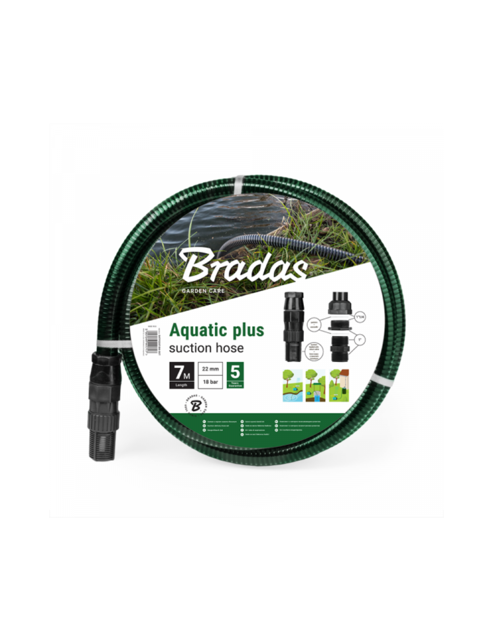 WĄŻ SSAWNO-TŁOCZNY 7M AQUATIC PLUS