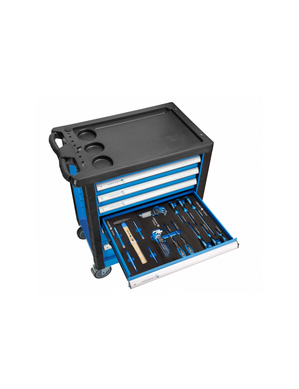 HOEGERT SZAFKA WARSZTATOWA + 171szt. NARZĘDZI