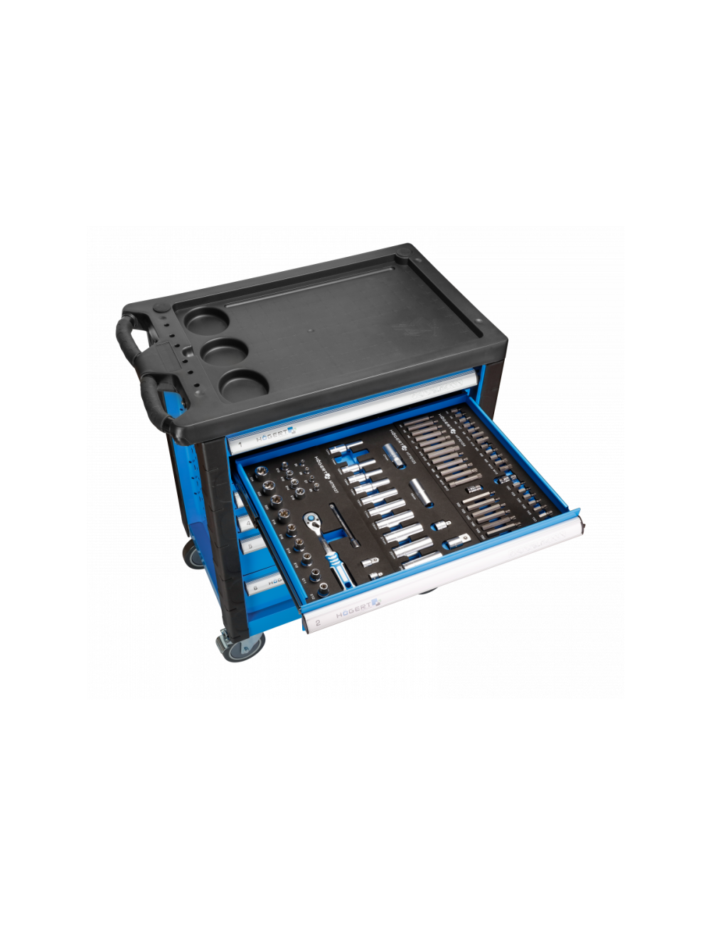 HOEGERT SZAFKA WARSZTATOWA + 171szt. NARZĘDZI