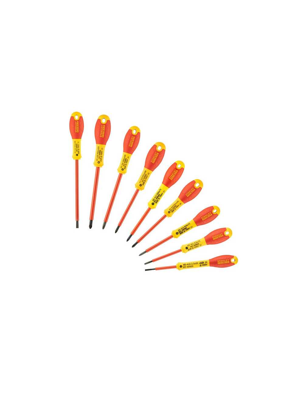 Stanley FatMax 1000V 10-częściowy zestaw wkrętaków izolowanych FMHT62573-0
