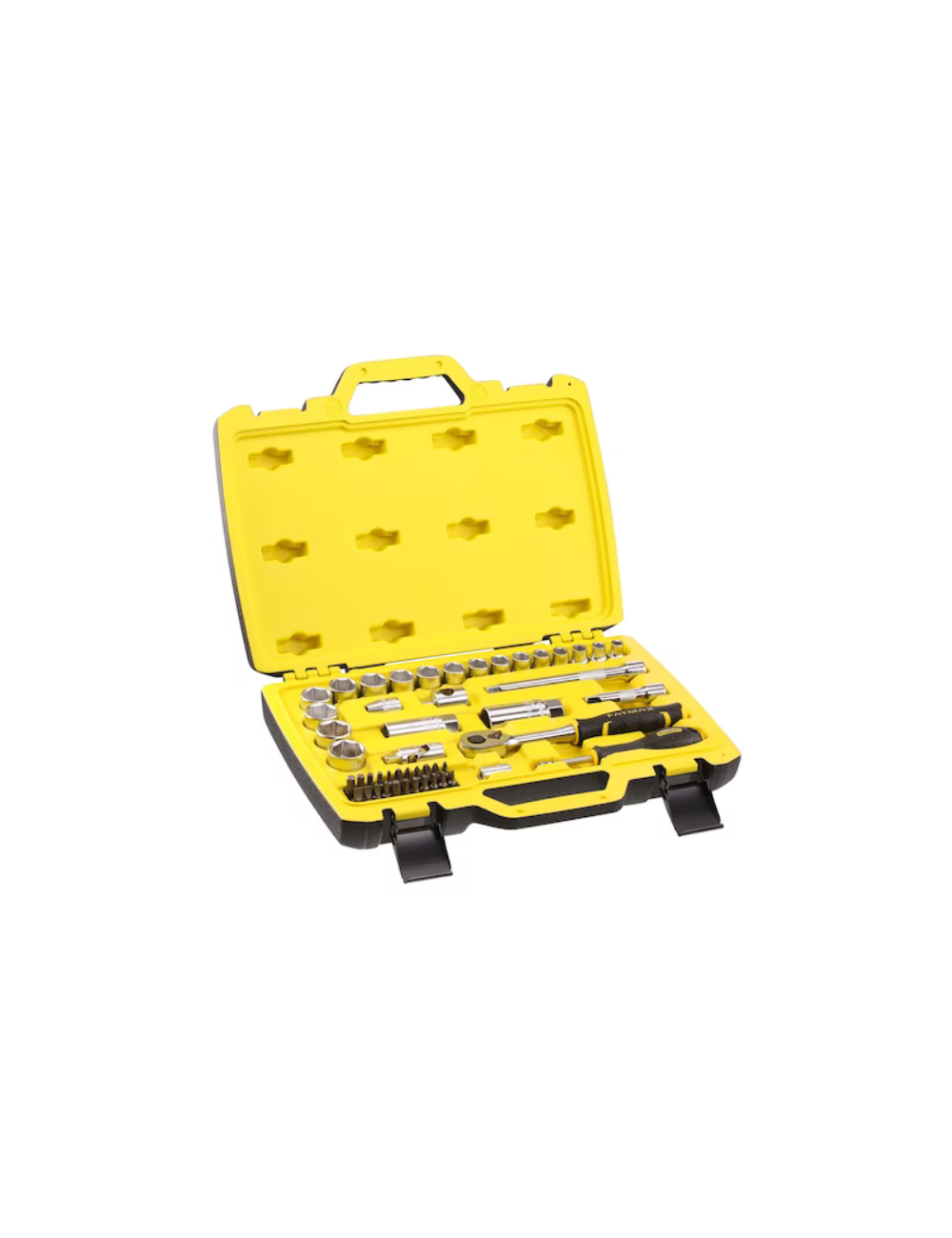 STANLEY ZESTAW Z GRZECHOTKĄ 3 8" I AKCESORIAMI 49SZT.