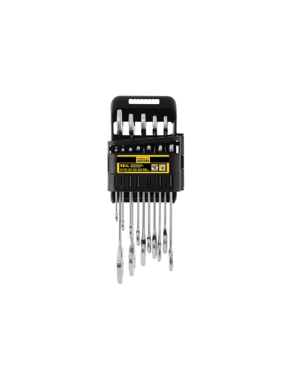 STANLEY ZESTAW KRÓTKICH KLUCZY PŁASKICH 12 SZT.