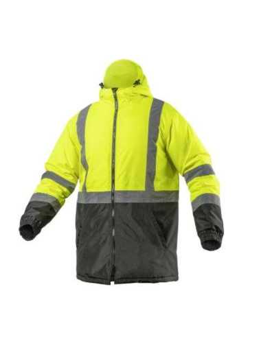 HOEGERT KURTKA OCIEPLANA ODBLASKOWA LEDA  ŻÓŁTA ROZMIAR L