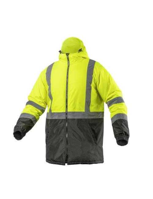 HOEGERT KURTKA OCIEPLANA ODBLASKOWA LEDA  ŻÓŁTA ROZMIAR L