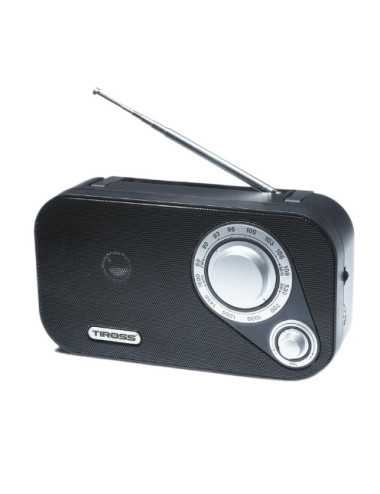 TIROSS RADIO PRZENOŚNE NA BATERIE TS462