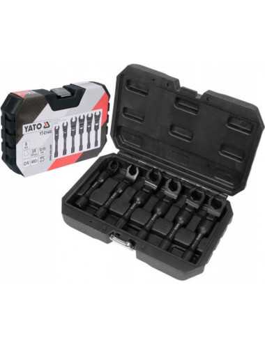 YATO KLUCZE PRZEGUBOWE OCZKOWE OTWARTE 3 8"  KOMPLET  6el.