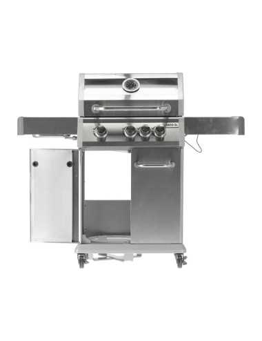 YATO GRILL GAZOWY 3+1 STAL NIERDZEWNA 11,5KW SZYBA