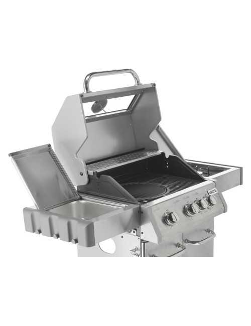 YATO GRILL GAZOWY 3+1 STAL NIERDZEWNA 11,5KW SZYBA