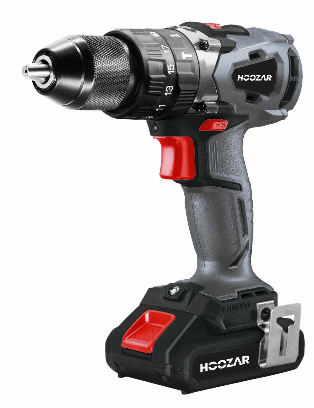 HOOZAR WKRĘTARKA UDAROWA BEZSZCZOTKOWA 18V 2x4.0Ah 55 N.m. CD10BL