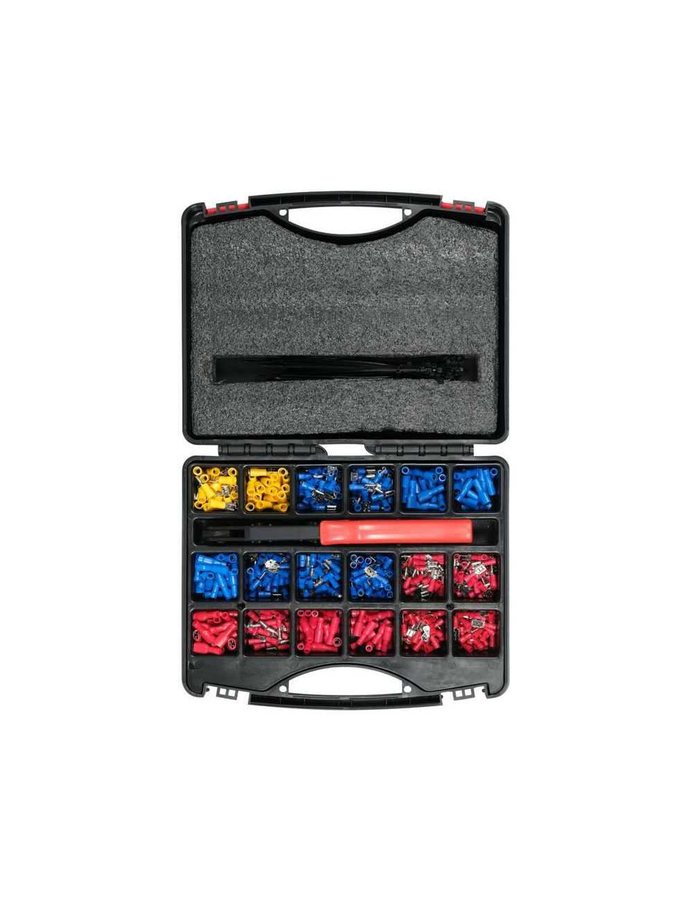 YATO ZESTAW ZŁĄCZY ELEKTRYCZNYCH Z ZACISKARKĄ