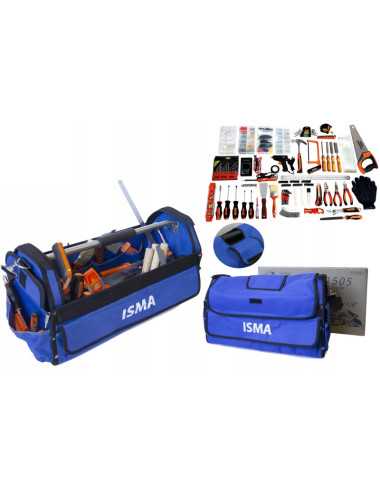 ZESTAW NARZĘDZI 1505el.  W TORBIE TRANSPORTOWEJ  ISMA