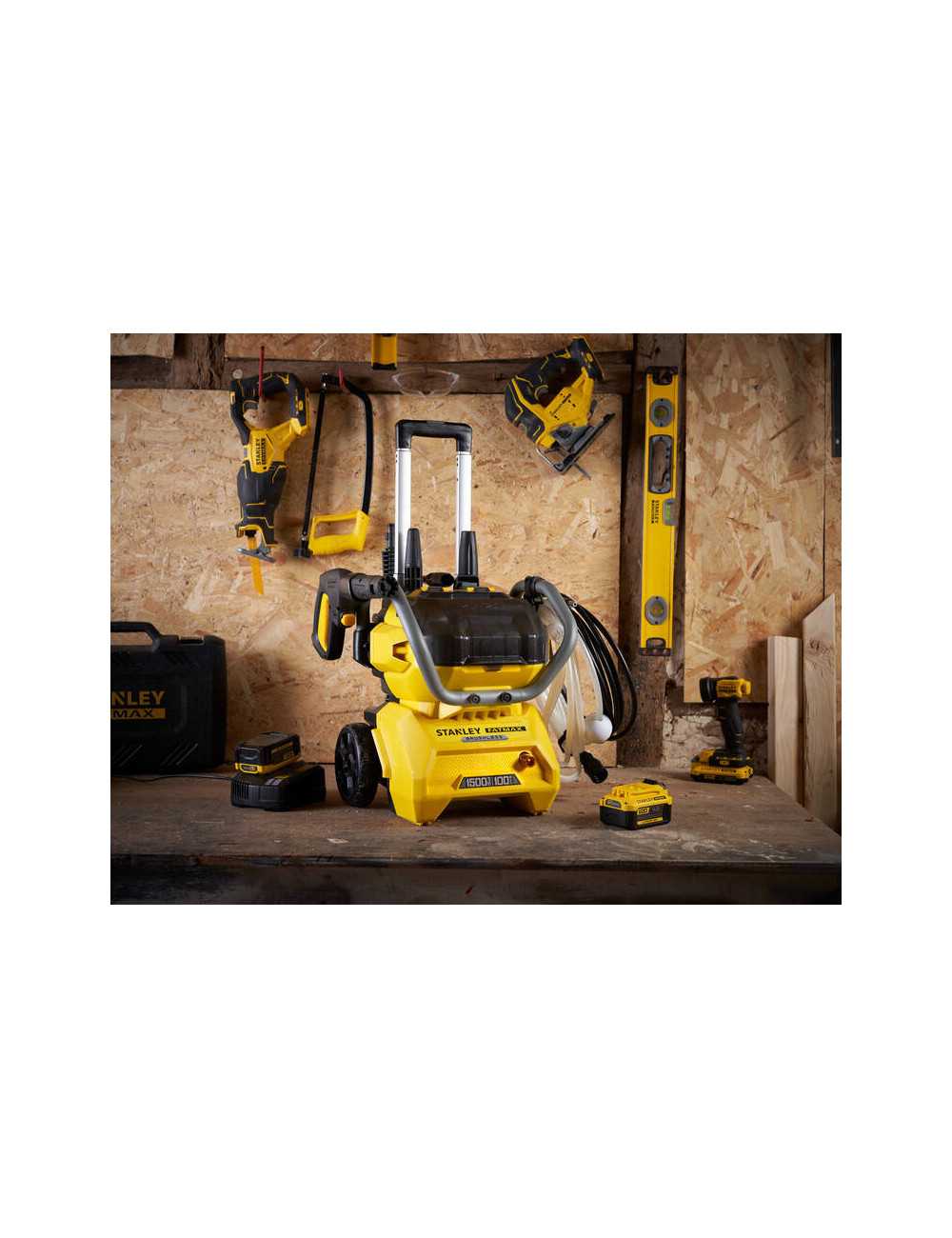 STANLEY MYJKA CIŚNIENIOWA V20 SFMCPW1500B 100BAR 2x20V