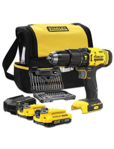 STANLEY WKRĘTARKA UDAROWA V20 SFMCD711DSA 50Nm 2x2,0Ah +50ACC TORBA