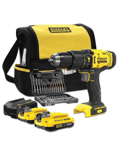 STANLEY WKRĘTARKA UDAROWA V20 SFMCD711DSA 50Nm 2x2,0Ah +50ACC TORBA