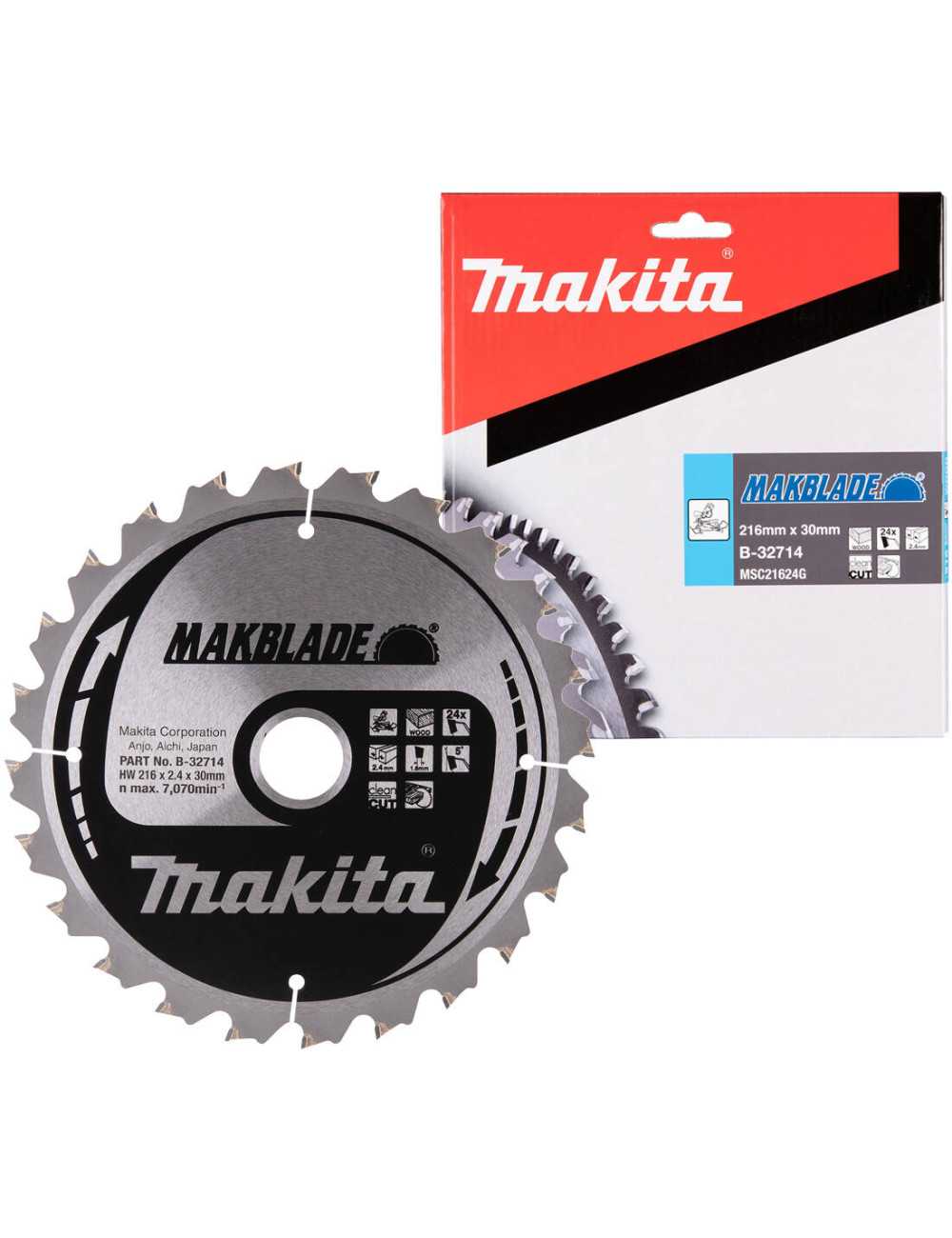 MAKITA PIŁA TARCZOWA  216x30x24z MAKBLADE DREWNO