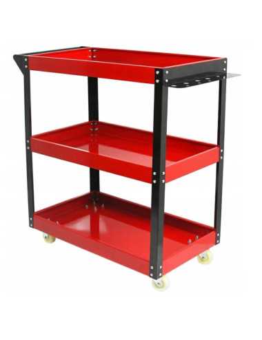 WÓZEK WARSZTATOWY 3 POZIOMY  SILVER