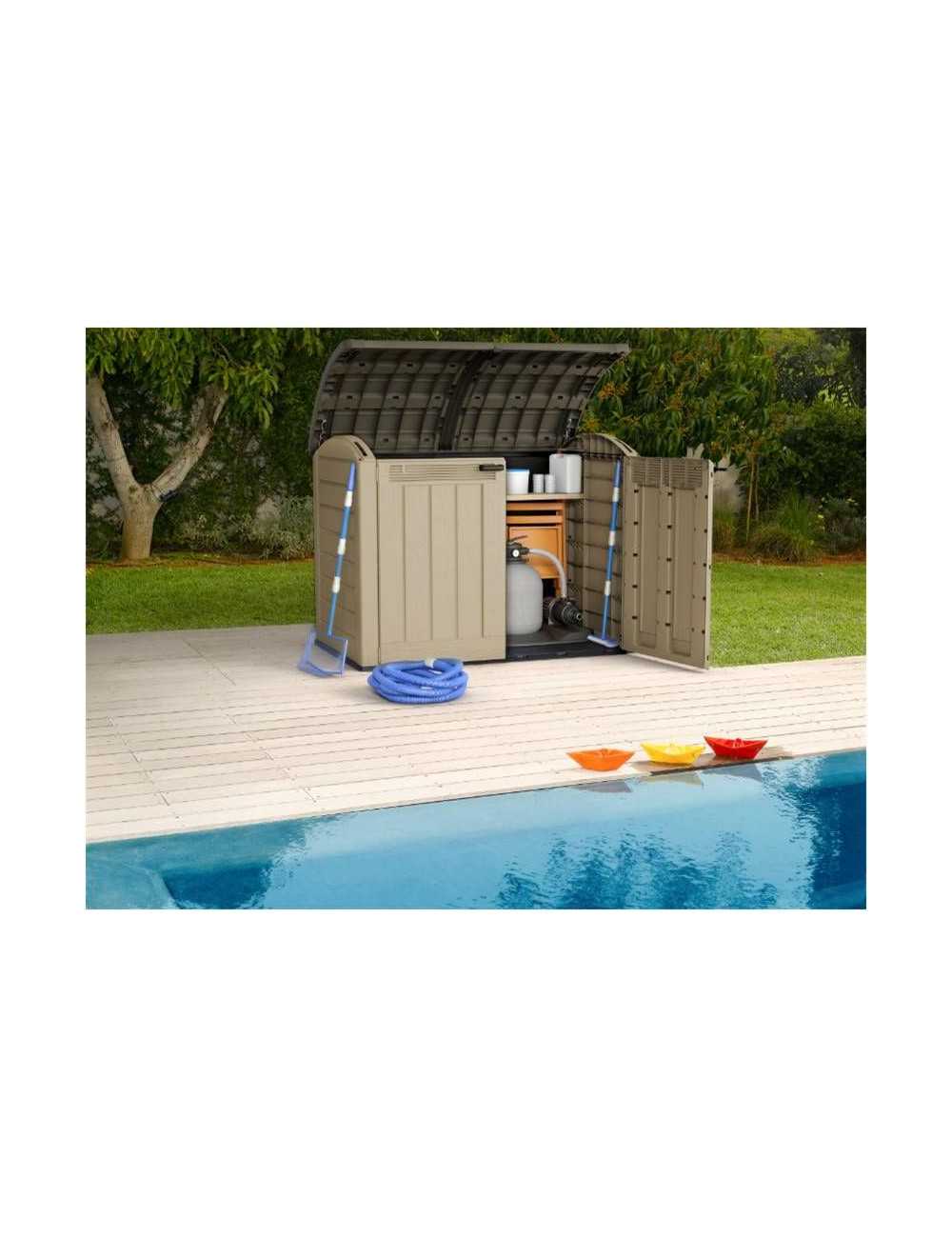 KETER SKRZYNIA SCHOWEK OGRODOWY STORE IT OUT ULTRA BRĄZ BEŻ