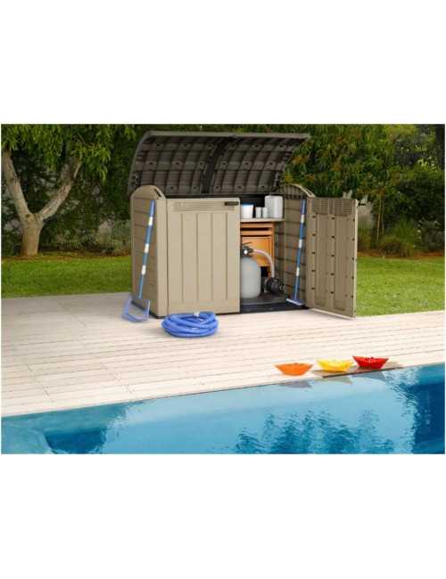 KETER SKRZYNIA SCHOWEK OGRODOWY STORE IT OUT ULTRA BRĄZ BEŻ