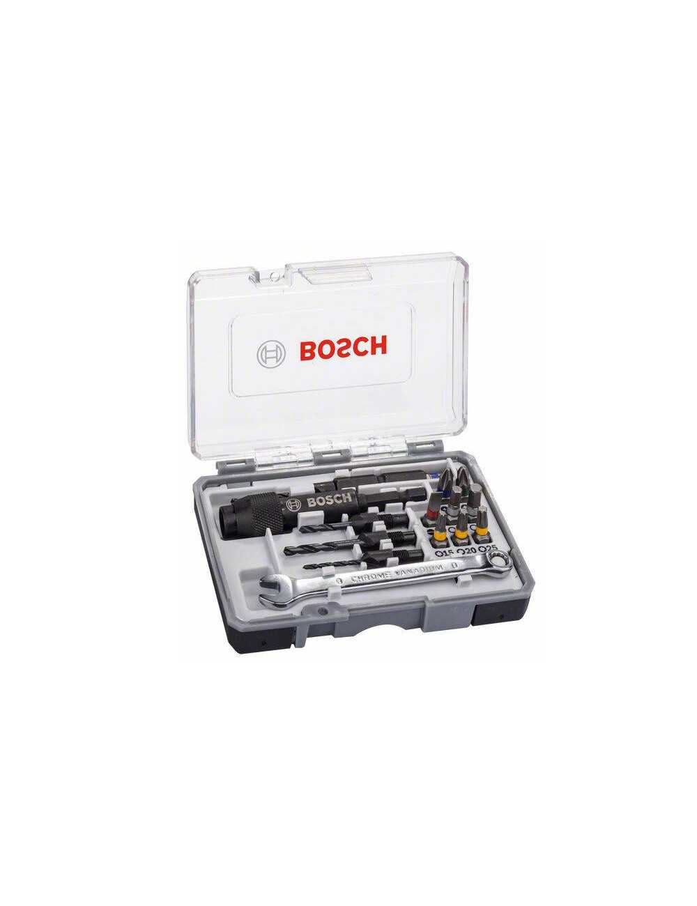 BOSCH ZESTAW WIERTEŁ+ KOŃCÓWKI 20szt.