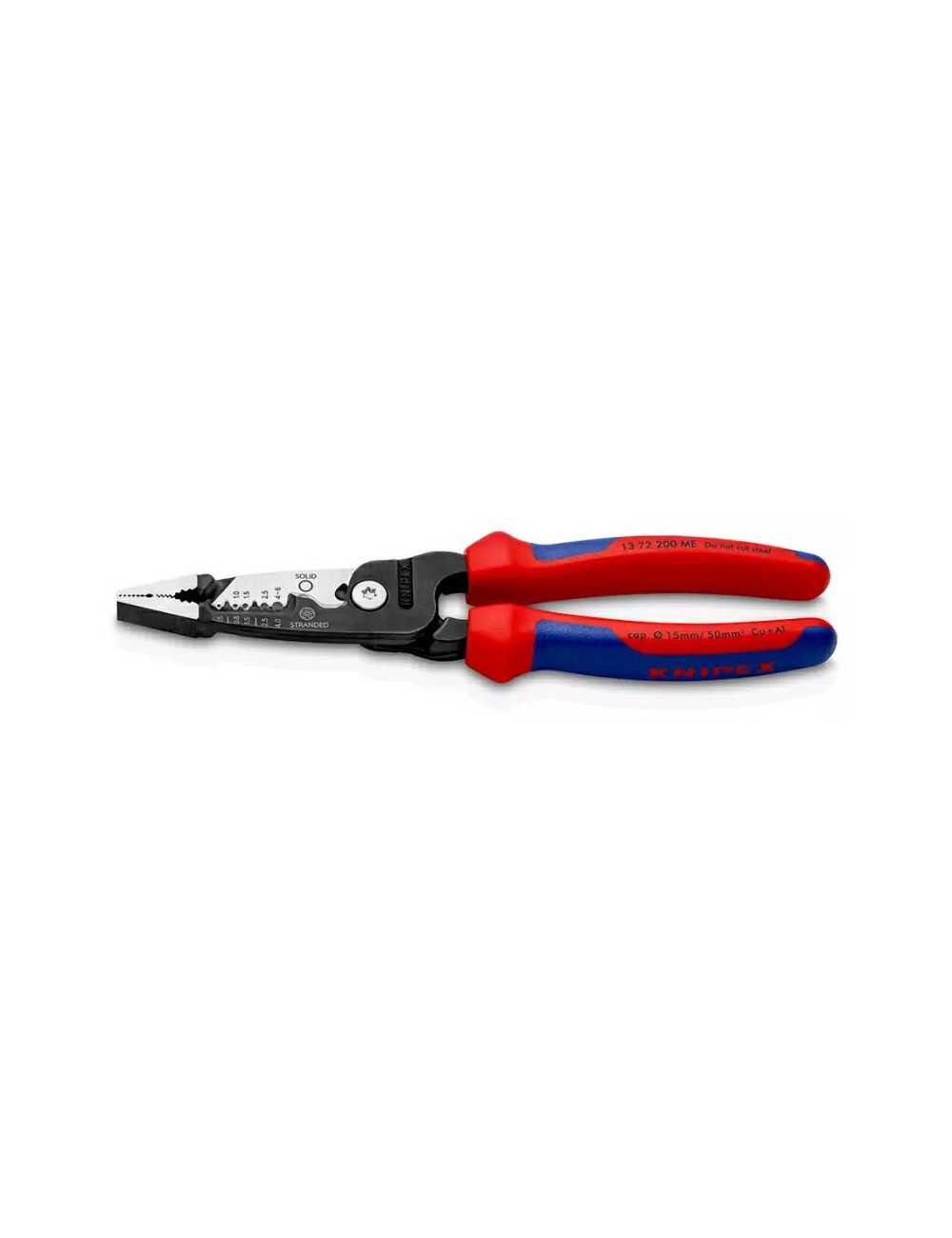 KNIPEX SZCZYPCE WIELOFUNKCYJNE DLA ELEKTRYKÓW DO KABLI METRYCZNYCH KOMPOZYT