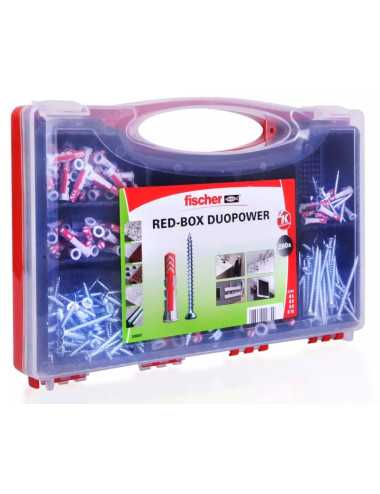 FISCHER ZESTAW KOŁKÓW REDBOX DUOPOWER+WKRĘTY 280szt.