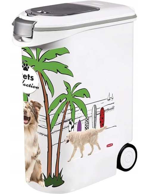 CURVER POJEMNIK DO PRZECHOWYWANIA KARMY 20KG PetLife 54l