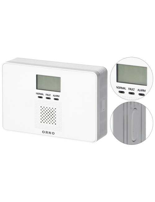 ORNO CZUJNIK TLENKU WĘGLA WYŚWIETLACZ 9V