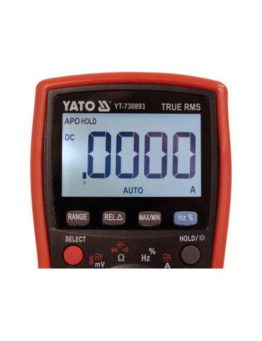 YATO MIERNIK CYFROWY TRUE RMS LCD YT-730893