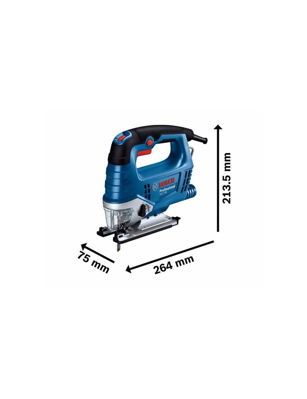 BOSCH WYRZYNARKA  520W GST 750