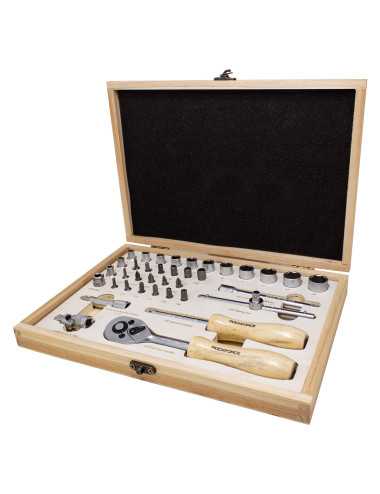 ROCKFORCE ZESTAW KLUCZY 1 4" 38el.