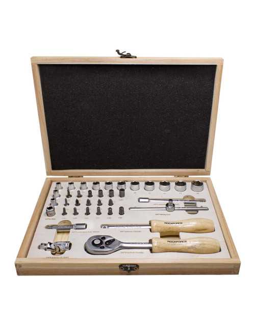 ROCKFORCE ZESTAW KLUCZY 1 4" 38el.