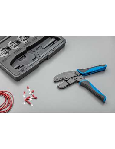 SZCZYPCE HOEGERT DO ZACISKANIA Z WYMIENNYMI SZCZĘKAMI  6szt.